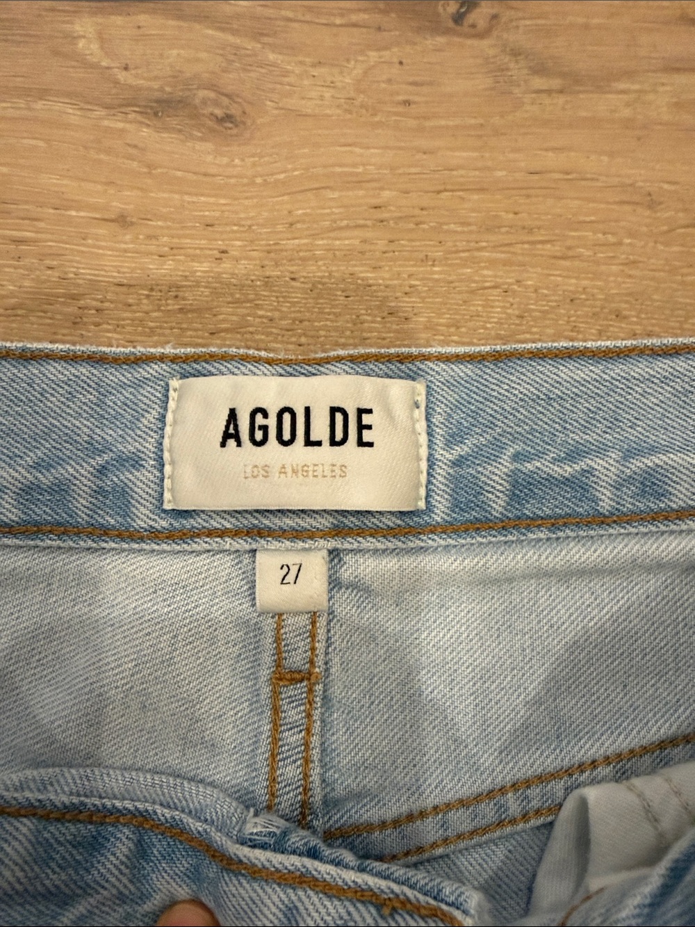 Agolde low slang baggy jeans in fragment - Picture 6 of 7